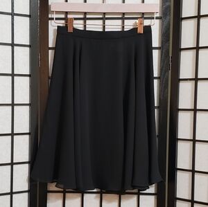 Adrianna Papell Evening Black Sheer Skirt Women Size 4